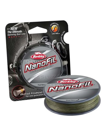 Плетено многонишково влакно Berkley Nanofil 125 м, Low-Vis Green