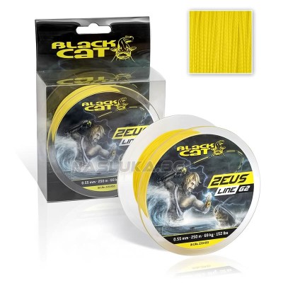 Плетено влакно за сом Black Cat Zeus Line G2, 400 м