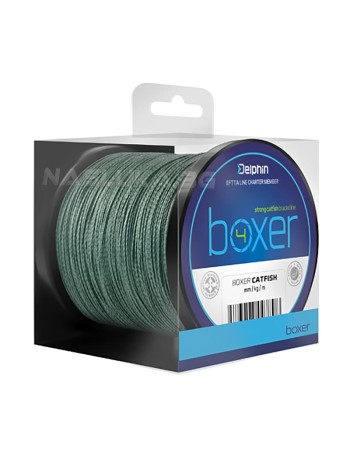 Плетено 4-нишково влакно за сом Delphin Boxer, 250 м