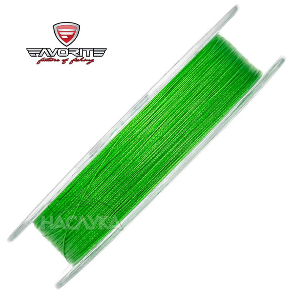 Плетено влакно Favorite Smart PE 3x 150 м, Green — снимка 3