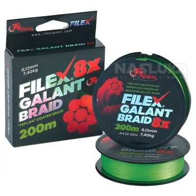 Плетено влакно Fil Fishing Filex Galant Braid 8X, 200 м