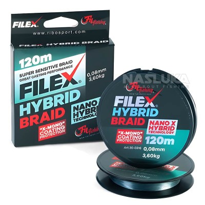 Плетено влакно Fil Fishing Filex Hybrid Braid, 120 м