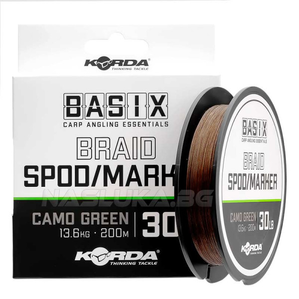 Плетено влакно Korda Basix Spod/Marker, 200 м — снимка 1