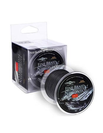 Плетено влакно Mikado Nihonto 4x Fine Braid, 300 м, Black