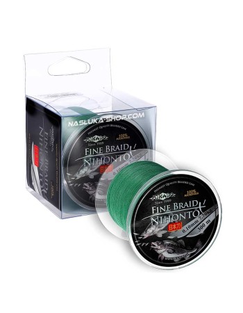 Плетено влакно Mikado Nihonto 4x Fine Braid, 300 м, Green