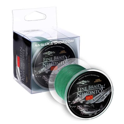Плетено влакно Mikado Nihonto 4x Fine Braid, 300 м, Green