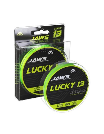 Плетено 13-нишково влакно Mikado Jaws Lucky 13, 150 м