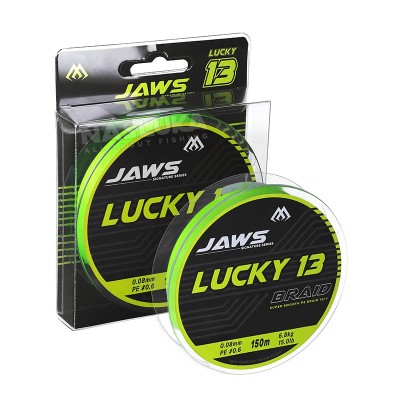 Плетено 13-нишково влакно Mikado Jaws Lucky 13, 150 м