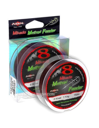 Плетено 8-нишково влакно за фидер Mikado Octa Method Feeder, 150 м