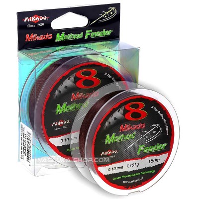 Плетено 8-нишково влакно за фидер Mikado Octa Method Feeder, 150 м
