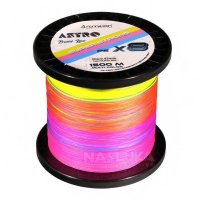 Плетено 8-нишково влакно Remixon Astro Multi Color, 1500 м
