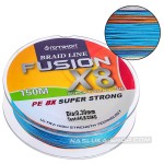 8-нишково плетено влакно Remixon Fusion Braid x8 Multicolor, 150 м