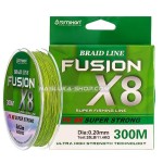 8-нишково плетено влакно Remixon Fusion Braid x8 Green, 300 м