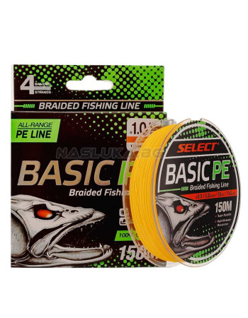 Плетено влакно за спининг риболов Select Basic PE 4X Orange, 150 м