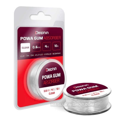 Ластик за фидер Delphin Powa Gum Absorber, Clear