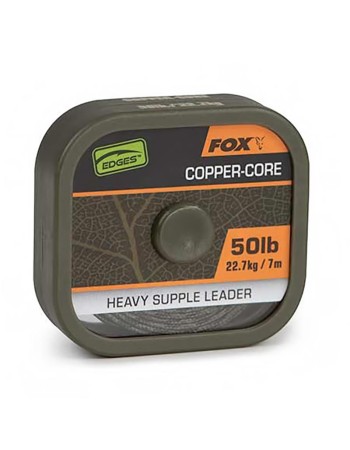 Плетено влакно за шарански поводи с медна сърцевина Fox Edges Naturals Copper Core