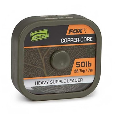 Плетено влакно за шарански поводи с медна сърцевина Fox Edges Naturals Copper Core