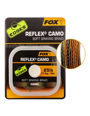 Плетено влакно за поводи Fox Reflex Camo