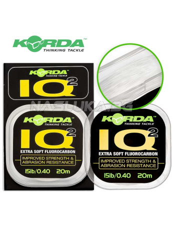 Флуорокарбон за шарански поводи Korda IQ2 Extra Soft Fluorocarbon