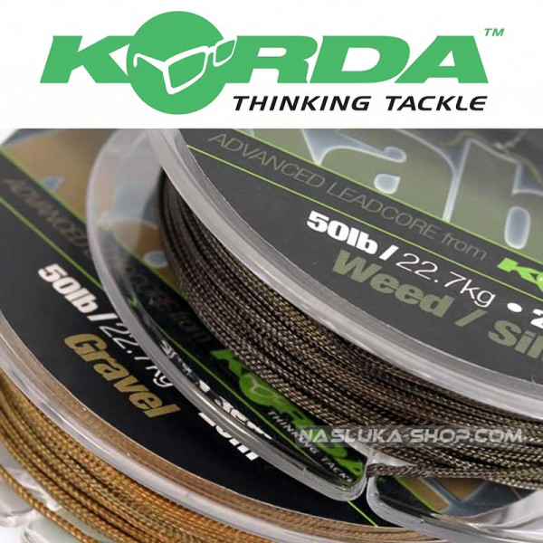 Leadcore за монтажи Korda Kable Weed-Silt, 25 м — снимка 3