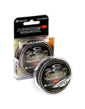 Плетено влакно за поводи Mikado Nihonto Octa Braid Black, 10 м