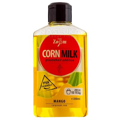 Течен атрактор Carp Zoom Corn Milk Extra 200 мл, Mango
