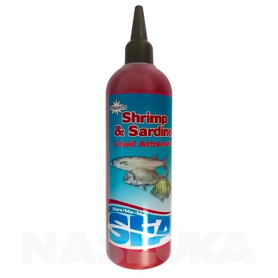 Течен атрактант Dynamite Baits Sea Liquid Attractant, Shrimp & Sardine, 300 мл