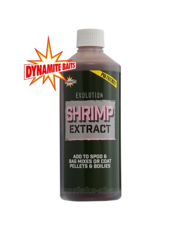 Течен атрактант за шаран Dynamite Baits Evolution 500 мл, Shrimp Extract