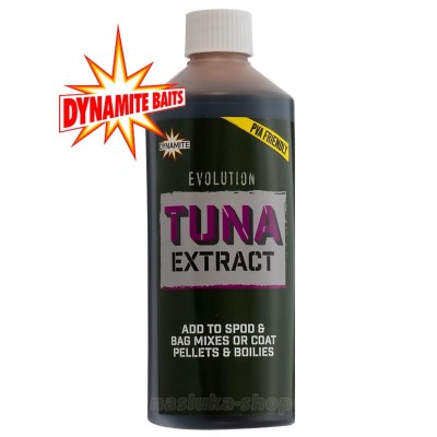 Течен атрактант за шаран Dynamite Baits Evolution 500 мл, Tuna Extract