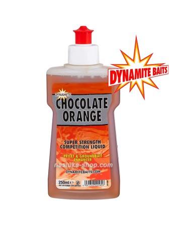 Течна добавка атрактант Dynamite Baits XL Liquid Chocolate-Orange, Шоколад и Портокал