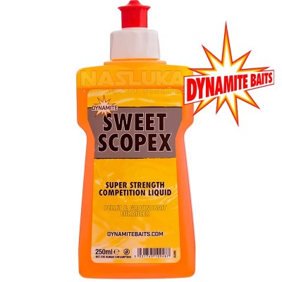 Течна добавка атрактант Dynamite Baits Liquid, Sweet Scopex