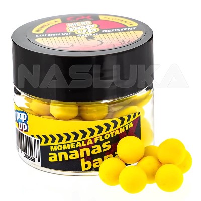 Плаващи топчета CPK Micro PopUp 8 мм, Banana-Pineapple