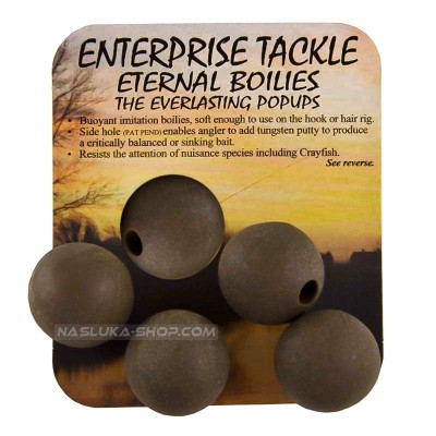 Плаващи разпробити топчета Enterprise Eternal Boilies, Brown