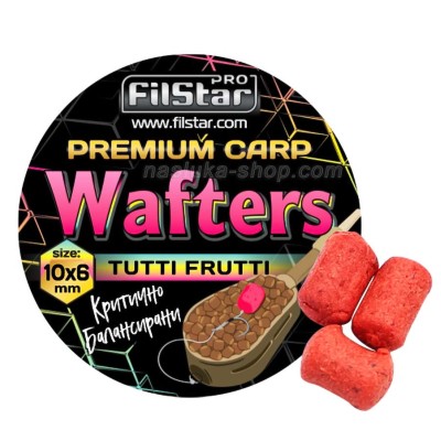 Балансирани дъмбели за фидер Filstar Premium Carp Wafters, Tutti Frutti