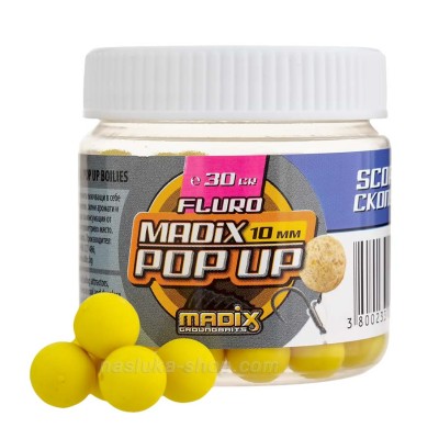 Плаващи протеинови топчета Madix Pop-up, Скопекс