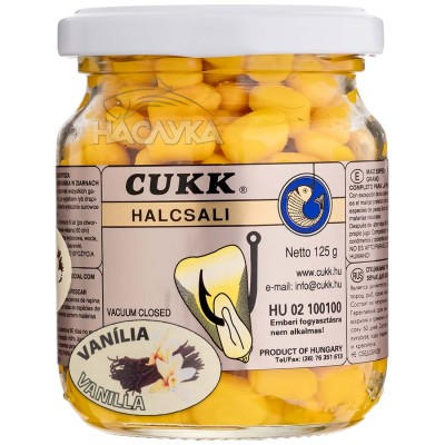 Царевица за риболов Cukk, аромат Ванилия