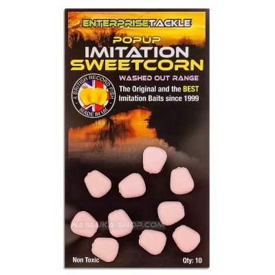 Изкуствена царевица Enterprise Popup Imitation Sweetcorn, Washed Out Range, Pink