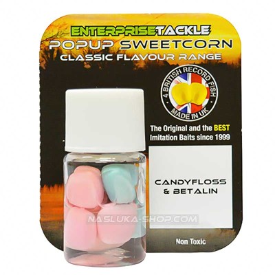 Изкуствена царевица в дип Enterprise Popup Sweetcorn, Candyfloss Betalin