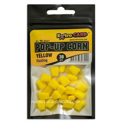 Силиконова плаваща царевица Extra Carp Pop-Up Corn Yellow, 6441