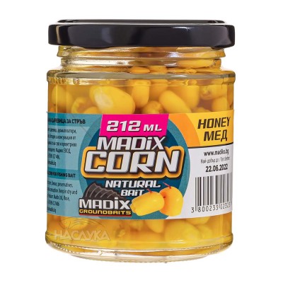 Царевица за риболов в буркан Madix, Мед