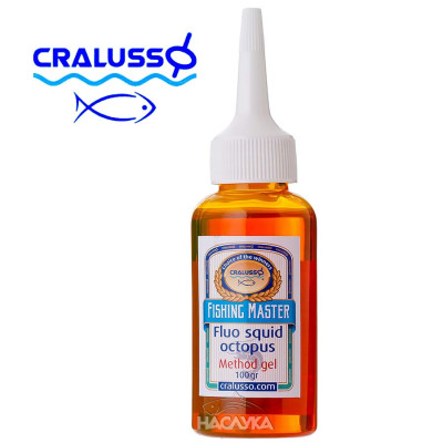 Добавка-гел Cralusso Method Gel, Fluo Squid Octopus/Флуо Калмар Октопод
