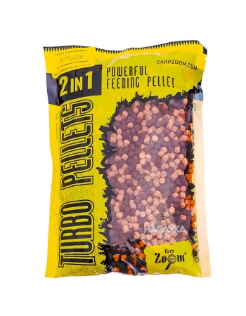 Пелети Carp Zoom Turbo Pellets 2in1, Chocolate-Orange/Шоколад-Портокал