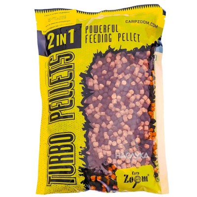 Пелети Carp Zoom Turbo Pellets 2in1, Chocolate-Orange/Шоколад-Портокал