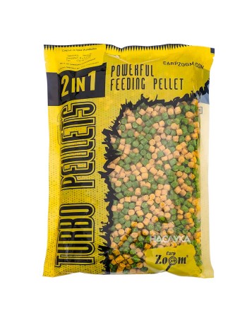 Пелети Carp Zoom Turbo Pellets 2in1, Pineapple-Banana/Ананас-Банан