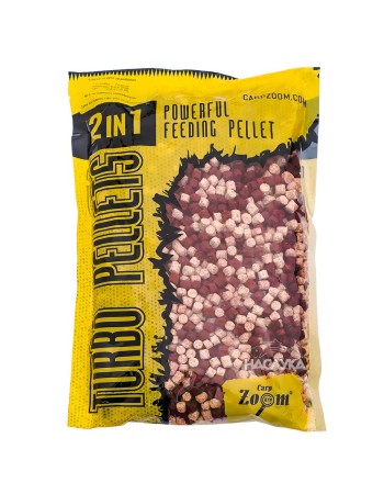 Пелети Carp Zoom Turbo Pellets 2in1, Spice-Garlic/Люто-Чесън