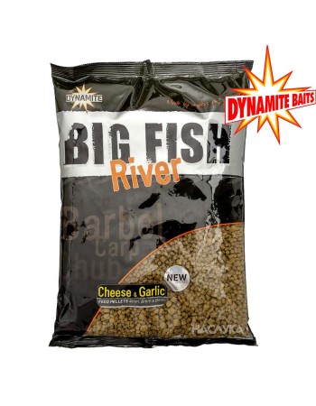 Пелети Dynamite Baits Big Fish River, Cheese-Garlic
