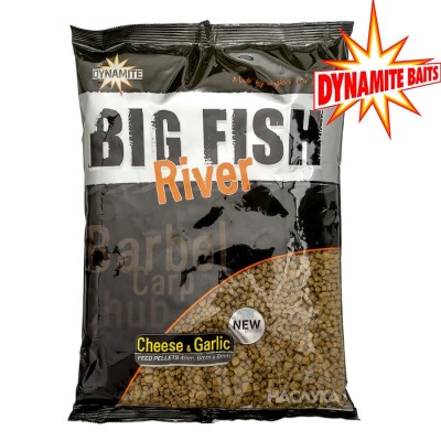 Пелети Dynamite Baits Big Fish River, Cheese-Garlic