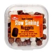 Бавнопотъващи меки пелети Dynamite Baits Slow Sinking Nuggets Super Fishmeal, White/Brown