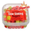 Бавнопотъващи меки пелети Dynamite Baits Slow Sinking Nuggets Super Fishmeal, Yellow/Red