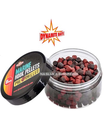 Пелети за стръв Dynamite Baits Hook Pellets Pre-Drilled, Marine